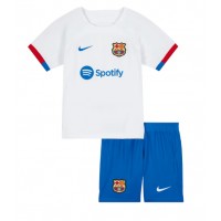 Dětský Fotbalový dres Barcelona 2023-24 Venkovní Krátký Rukáv (+ trenýrky)